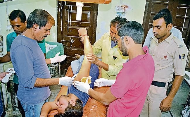 वैशाली : पुलिस व अपराधियों में मुठभेड़, चार घायल