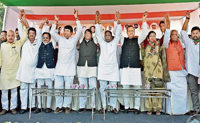 झारखंड विधानसभा चुनाव 2019 : जन आक्रोश रैली में कांग्रेस ने भाजपा को उखाड़ फेंकने का लिया संकल्प