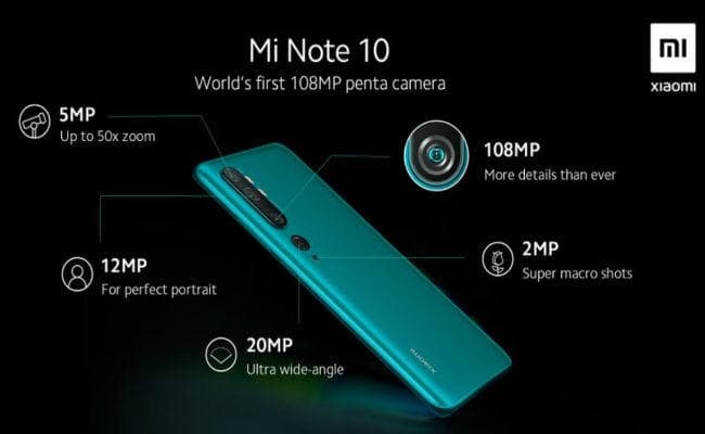 Xiaomi ने लॉन्च किये 108MP कैमरा वाले स्मार्टफोन Mi Note 10 और Mi Note 10 Pro