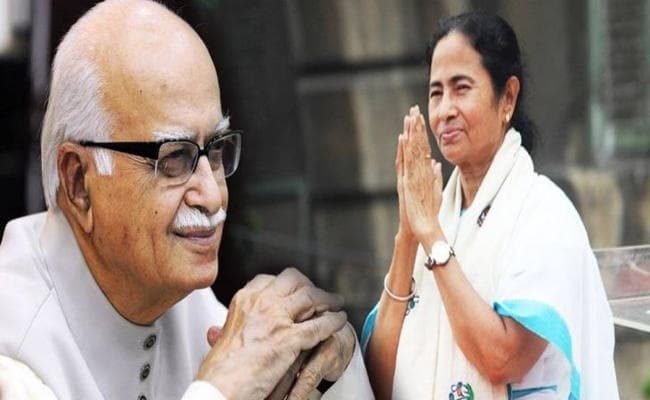 ममता ने आडवाणी को दी जन्मदिन की शुभकामनाएं, अच्छे स्वास्थ्य की कामना की