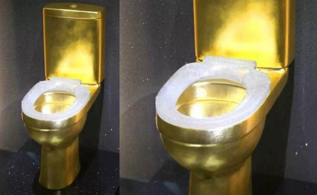 OMG: 8.5 करोड़ का है यह सोने का टॉयलेट, बुलेटप्रूफ सीट पर लगे हैं 40815 हीरे