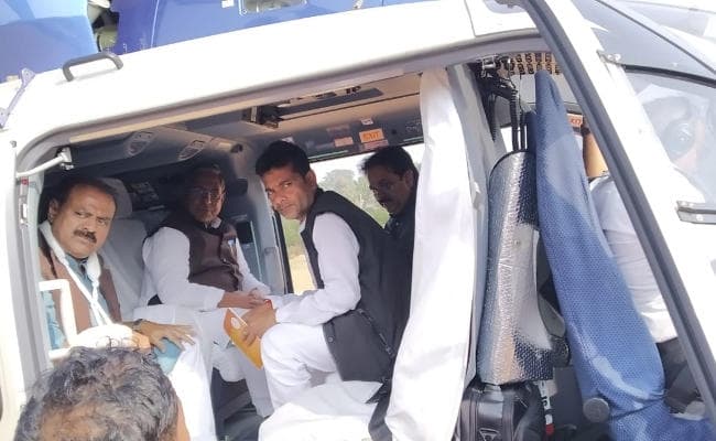 चतरा में भाजपा प्रत्याशी का नामांकन कराने गये थे बड़े नेता, हेलीकॉप्टर हो गया खराब