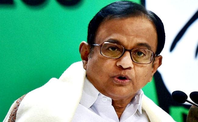 जेल में बंद पूर्व वित्त मंत्री पी चिदंबरम का दावा, पांच फीसदी से नीचे रहेगी विकास दर