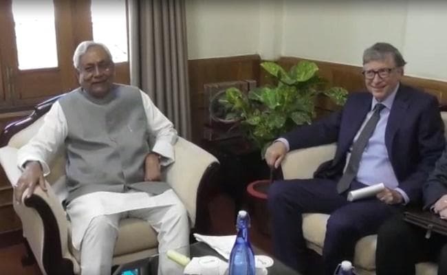 बिल एंड मेलिंडा गेट्स फाउंडेशन के सह अध्यक्ष बिल गेट्स ने की सीएम नीतीश से मुलाकात