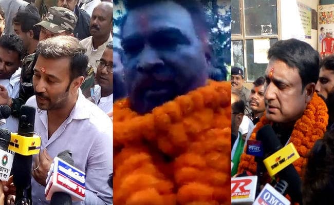 सुदेश महतो, अजयनाथ शाहदेव और देवकुमार धान ने किया नामांकन, सभी जीत के प्रति आश्वस्त