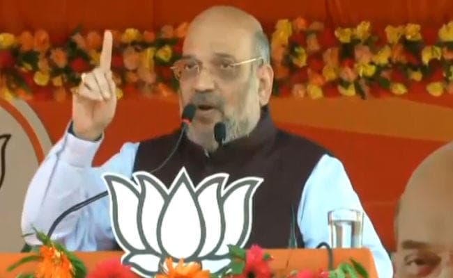 कांग्रेस-JMM पर हमला करने के बाद मनिका में बोले अमित शाह- राम जन्मभूमि पर बनेगा आसमान छूने वाला मंदिर