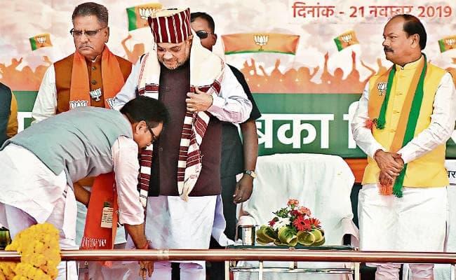 झारखंड विधानसभा चुनाव 2019 : रोड़े अटका रही थी कांग्रेस, अब अयोध्या में बनेगा आसमान छूता राम मंदिर : अमित शाह