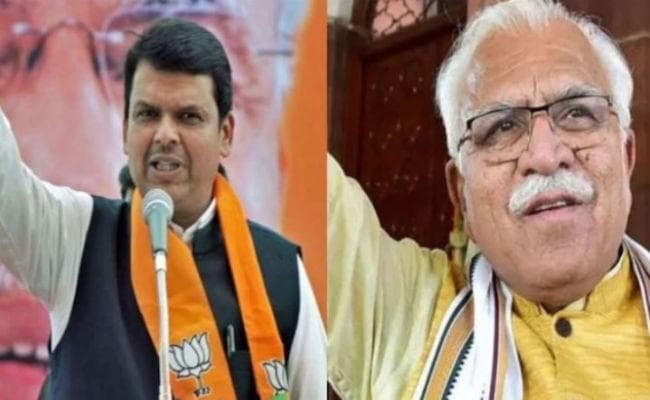 Maharashtra Govt Formation: खट्टर ने फड़णवीस, अजित पवार को बधाई दी