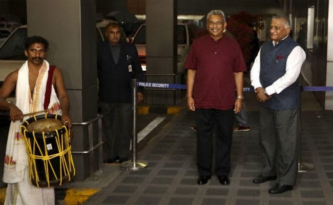 राष्ट्रपति बनने के बाद पहले विदेश दाैरे पर भारत आये गोटबाया राजपक्षे