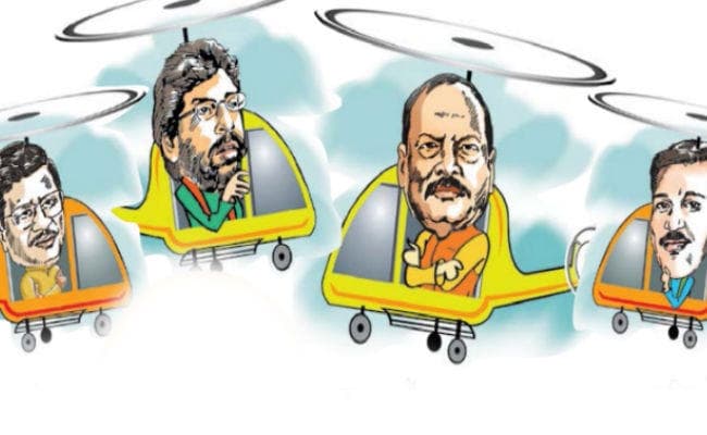 विधानसभा चुनाव 2019 : हर दिन दो घंटे हवा में बिता रहे झारखंड के चार दिग्गज