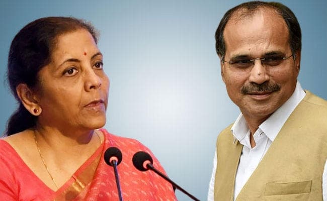 निर्मला को ‘निर्बला कहने पर अधीर रंजन ने जताया खेद