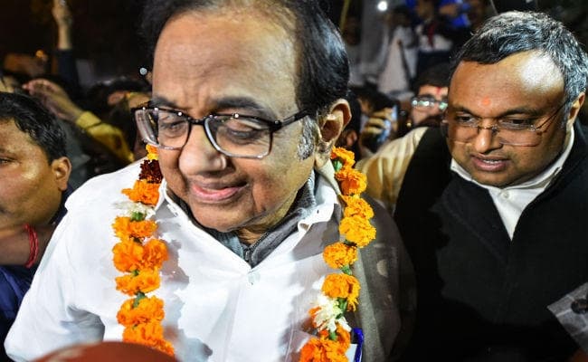 तिहाड़ से रिहा हुए चिदंबरम, बोले- 106 दिनों तक कैद के बावजूद मेरे खिलाफ एक भी आरोप तय नहीं