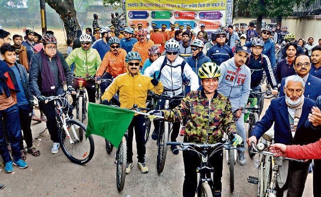 झारखंड विधानसभा चुनाव 2019 : प्रभात खबर ने निकाली साइकिल रैली, दिया मतदान का संदेश