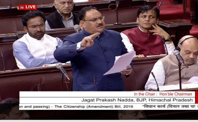 राज्यसभा में भाजपा ने कांग्रेस को घेरा, कहा- मनमोहन सिंह की सलाह पर लाया गया है नागरिकता संशोधन विधेयक