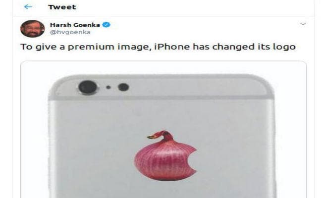 iPhone पर Apple की जगह Onion: ''प्रीमियम इमेज के लिए आइफोन ने बदला लोगो''