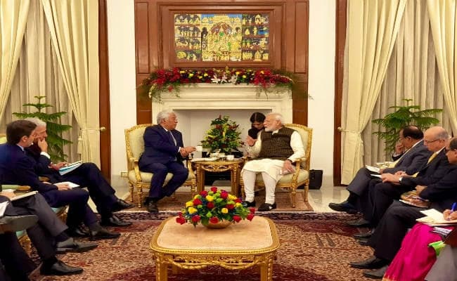 भारत आए पुर्तगाल के प्रधानमंत्री  कोस्टा , संबंध मजबूत बनाने पर पीएम मोदी से की चर्चा