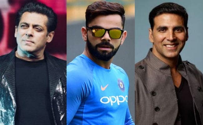 Forbes India 100 Celebs List 2019 : सलमान और अक्षय को पीछे छोड़ विराट कोहली टॉप पर, देखें पूरी लिस्ट