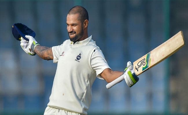 फार्म में लौटा ''गब्‍बर'', शतक जमाकर दिल्ली को दिलायी अच्छी शुरुआत