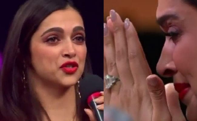 VIDEO : दीपिका की आंखों से छलके आंसू, भावुक होकर कह दी ये बात