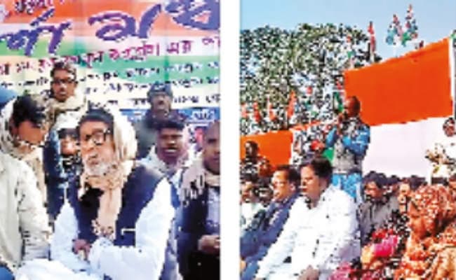 आंदोलन के क्रम में सामने आया तृणमूल का गुटीय विरोध