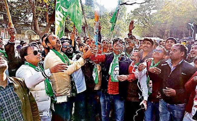 रांची : झूमते-गाते पहुंचे मोरहाबादी