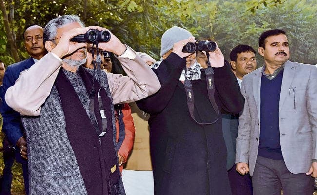 पटना : मुख्यमंत्री ने इको पार्क के नये प्रवेश द्वार का किया उद्घाटन