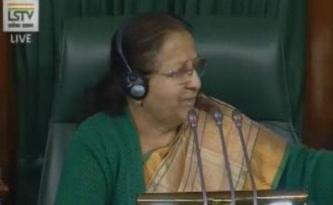 लोकसभा में दो दिन में तेदेपा और अन्नाद्रमुक के कुल 45 सदस्य शेष कामकाजी दिनों के लिए निलंबित