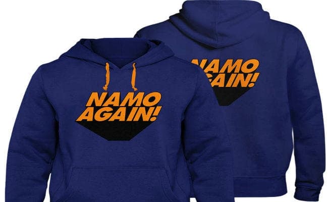 #ModiOnceMore के लिए तैयार भाजपा, नमो अगेन लिखा जैकेट, कैप, स्टिकर, दीवार घड़ी पेश किया