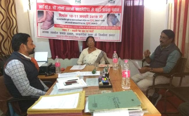 विधायक ने कुरडेग में चल रहे विकास कार्यों का लिया जायजा