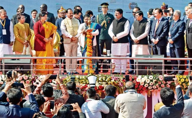 ग्लोबल स्किल समिट : 106619 युवाओं को नौकरी देने का गवाह बना खेलगांव