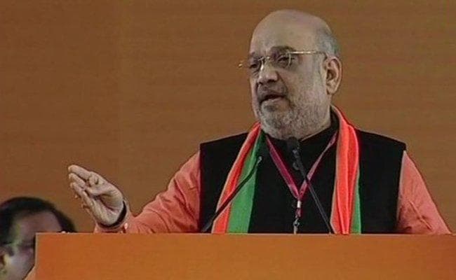 भाजपा राष्ट्रीय परिषद की बैठक : बोले अमित शाह - 2019 का चुनाव विचारधारा की लड़ाई