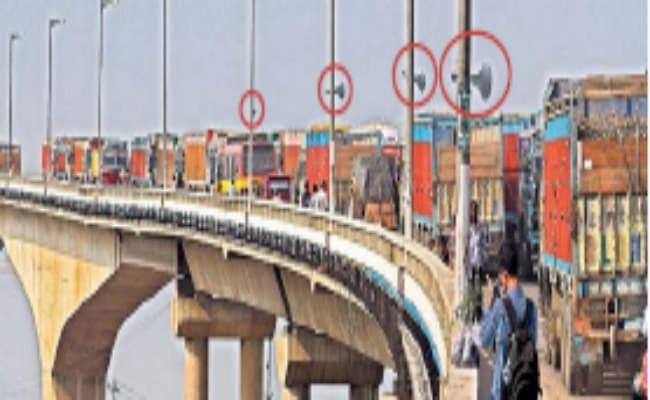 भागलपुर : पुल पर गूंजेगी आवाज- वाहन चालक ध्यान दें... यहां लगा है जाम, ओवरटेकिंग न करें