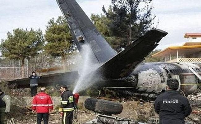 ईरानी मालवाहक विमान दुर्घटनाग्रस्त, 15 लोगों की गयी जान