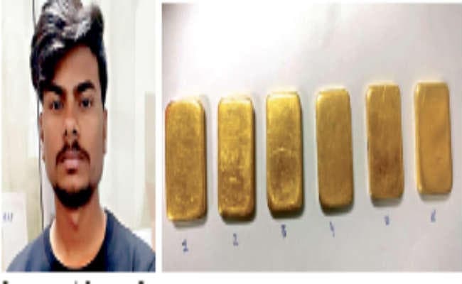 बागडोगरा : 32 लाख रुपये के सोने  के बिस्कुट बरामद