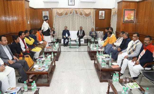 NDA MLA की बैठक: बोले मंगल पांडेय- लोकसभा चुनाव में जुटें विधायक कोताही ना हो, संगठन की है नजर