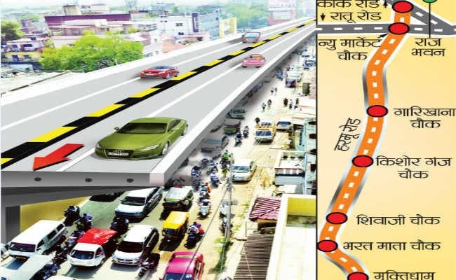 रांची :  मेकन  के डिजाइन पर एनएचएआइ का एतराज, नये सिरे से बनेगा हरमू फ्लाइओवर का डिजाइन