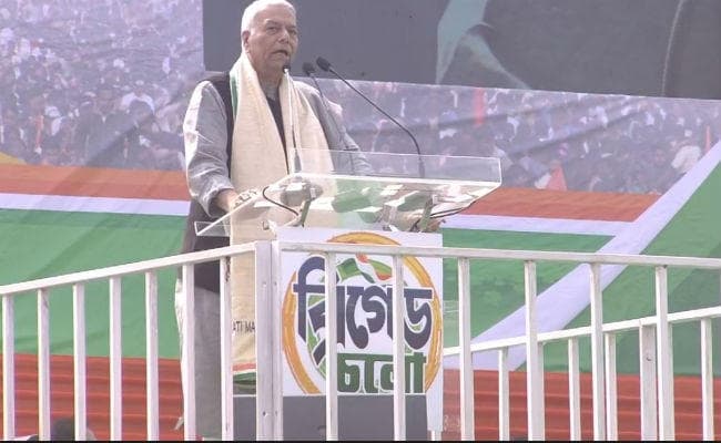 #UnitedIndiaRally में मोदी सरकार पर जमकर बरसे यशवंत सिन्हा, कहा आंकड़ों के साथ बाजीगरी कर रहे