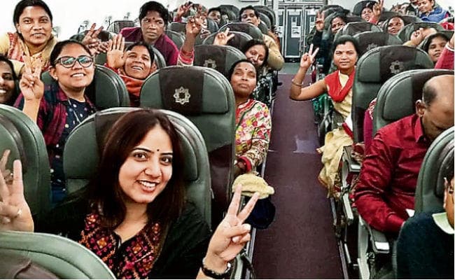 रांची : महिला किसानों का दल लौटा इजरायल से