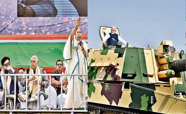 विपक्ष की रैली : ममता बोलीं, मोदी सरकार की एक्सपायरी डेट खत्म, मोदी बोले, लूटने से रोका तो बना रहे महाग‍ठबंधन