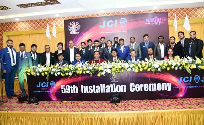 जेसीआई रांची की नयी टीम का शपथ ग्रहण, राकेश जैन की टीम ने संभाला कार्यभार