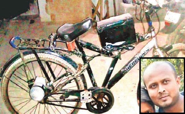 पिता की परेशानी देख बेटे ने बनायी इलेक्ट्रॉनिक साइकिल, दिव्यांगों का सफर भी होगा आसान