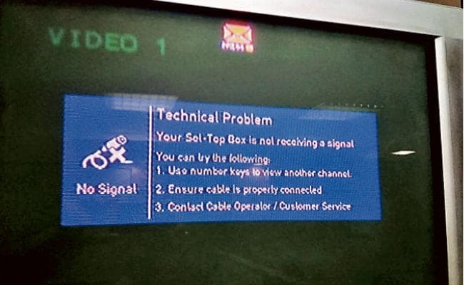 रांची : 12 घंटों तक केबल टीवी का प्रसारण रहा ठप