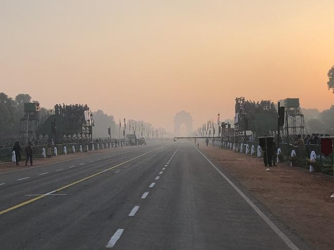 70वें गणतंत्र दिवस पर ऐसा था राजपथ का नजारा