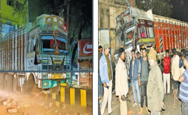 देवघर :  देवघर की सड़कों पर ट्रकों का आतंक, नहीं संभले, तो रौंदते हुए निकल जायेगी ट्रकें