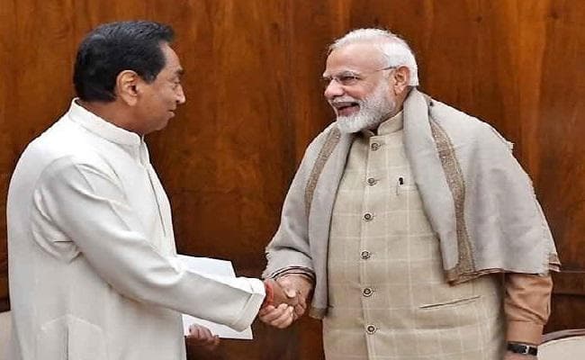 पीएम मोदी से मिले मध्यप्रदेश के मुख्यमंत्री कमलनाथ