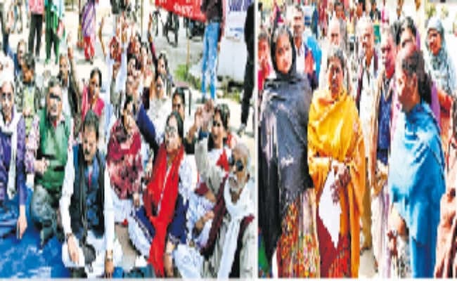 मुजफ्फरपुर : ओपीडी बंद कराया, सीएस ऑफिस में जड़ा ताला