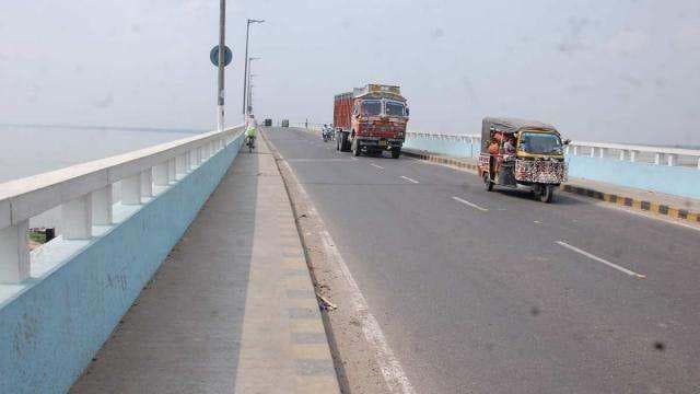 अब विक्रमशिला पुल से गुजर सकेंगे 45 टन तक के भारी वाहन