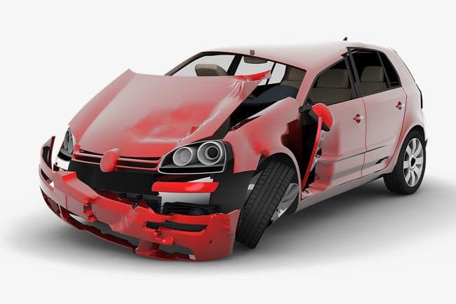 रंगदारी के लिए कार पर  हमला, गाड़ी में तोड़फोड़