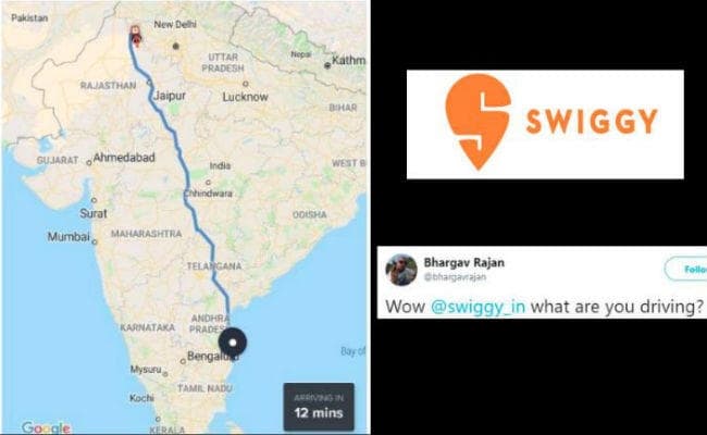 OMG : फूड ऑर्डर बुक हुआ चेन्नई में, Swiggy ने राजस्थान से मंगाया खाना