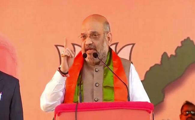 अमित शाह ने किया कांग्रेस पर हमला, कहा- कश्मीर समस्या नेहरू की देन